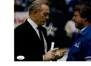 JERRY JONES DALLAS COWBOYS SIGNED 8X10 PHOTO W/JSA #4 - Picture 1 of 1