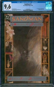 Sandman #1 ❄️ CGC 9.6 páginas blancas ❄️ ¡Primera aplicación de Morfeo! DC Vertigo Comic 1989 - Imagen 1 de 2