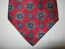 Executive Collection Tie Necktie 57 x 3.75 maroon black gold 14961