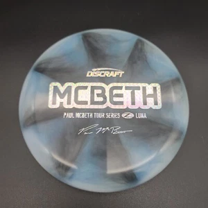 Discraft Z Luna 170-2g 2020 McBeth Tour Series Black Blue Smoky Swirls Rare - Picture 1 of 9