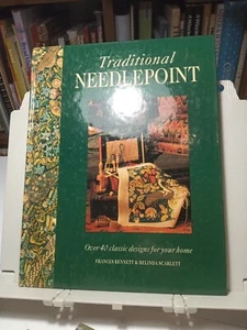 Traditional Needlepoint🥀40+ Projects🌹Patterns🍋128pp🍒HBWC❣️ - Picture 1 of 17