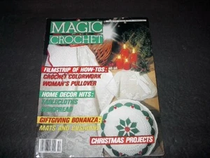 Magic Crochet Magazine October 1990 Number 68 with 36 Awesome Patterns - Picture 1 of 2