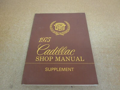 Cadillac Eldorado Deville Fleetwood 1975 taller de servicio cableado manual original Foto 1 de 4