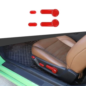 Red Electric Seat Adjustment Switch Button Cover Trim For Ford Mustang 2004-2014 - Foto 1 di 9
