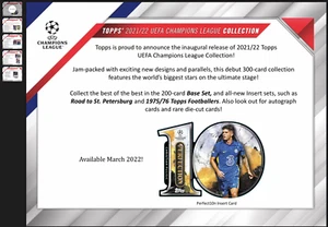 2021-22 TOPPS UEFA CHAMPIONS ESTUCHE SELLADO DE FÁBRICA CAJA 12 HOBBY - Imagen 1 de 5