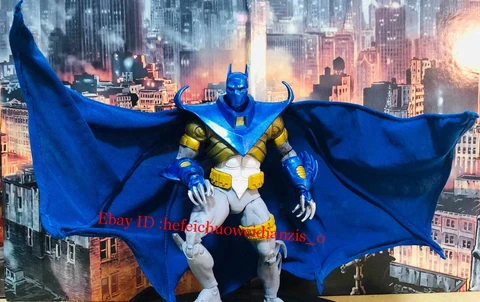 1/12 Custom Blue Wired Cape for McFarlane Knightfall Azrael Batman No Figure Cover