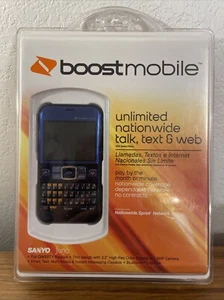 NEW Boost Mobile Sanyo Juno SCP2700 Blue Qwerty CDMA BOOST NETWORK - Picture 1 of 7