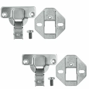 INDESIT WMIL71252 INTEGRATED WASHING MACHINE DOOR DECOR CUPBOARD HINGES - Picture 1 of 6