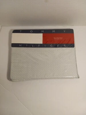 全新 复古 TOMMY HILFIGER 双床单 花卉 County Clare 230 TC 100% 棉 — 第 1/4 张图片