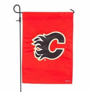 NHL Team Sports Evergreen APPLIQUE Garden Flag 12.5" x 18" - Picture 1 of 13