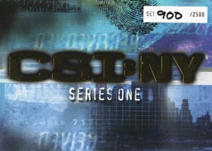 CSI New York - Gold Box - Topper Card - Bild 1 von 1