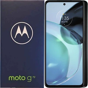 Motorola Moto G72 4G Meteorite Gray 128GB + 8GB Dual-SIM Unlocked OEM NEW - Picture 1 of 3