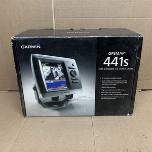 Garmin 441S GPS Fish Finder Depth Finder Chart Your Fishing Trips - Picture 1 of 7