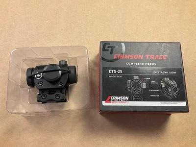 Mira de ponto vermelho Crimson Trace CTS-25 compacta 4.0 MOA com montagem  - Imagem 1 de 4