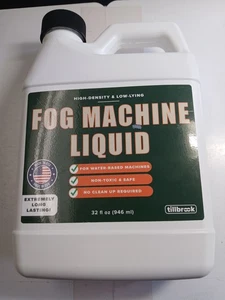 Fog Machine Liquid - 32 oz Tillbrook Fluid - High Density & Low-Lying - Picture 1 of 4