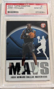 2003-04 Topps prístino Josh Howard #185 PSA GEMA MT 10 RC. - Imagen 1 de 2