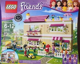 New LEGO Friends 3315 Olivia's House 695 pcs age 6-12 SEALED * Retired Set *