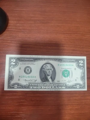 1976 Two Dollar ($2) Bill Note - H15515033A - Image 1 of 4