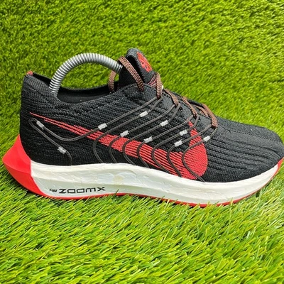 Nike Pegasus Turbo Next Nature Womens Size 9 Black Red Running Shoes Sneakers - Image 1 of 4