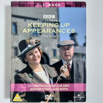 DVD Comedy Keeping Up Appearances Series 1 2 Patricia Routledge BBC sitcom  - Image 1 of 4