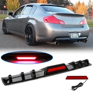 Divisor difusor de parachoques trasero luz de freno LED brillante para Infiniti G35 G37 sedán - Imagen 1 de 19