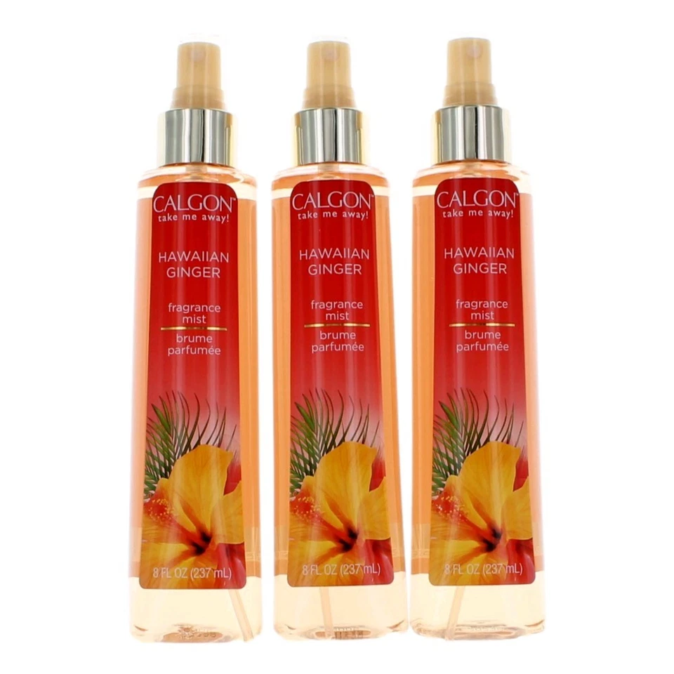 Calgon Hawaiian Ginger de Calgon, paquete de 3 brumas de fragancia de 8 oz para mujer Foto 1 de 1