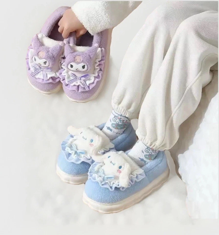 Hello Kitty And Friends Kawaii Sanrio Slippers Sizes (6.5-10.5 US Women’s) Gift - Image 1 of 2