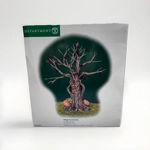 Árbol espeluznante iluminado Department 56 Halloween Village con caja.  - Imagen 1 de 3