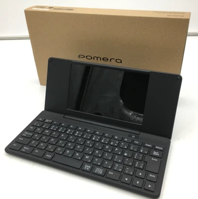 KINGJIM DM200 Digital Memo Pomera KING JIM Black Used w/Box - Image 1 of 3