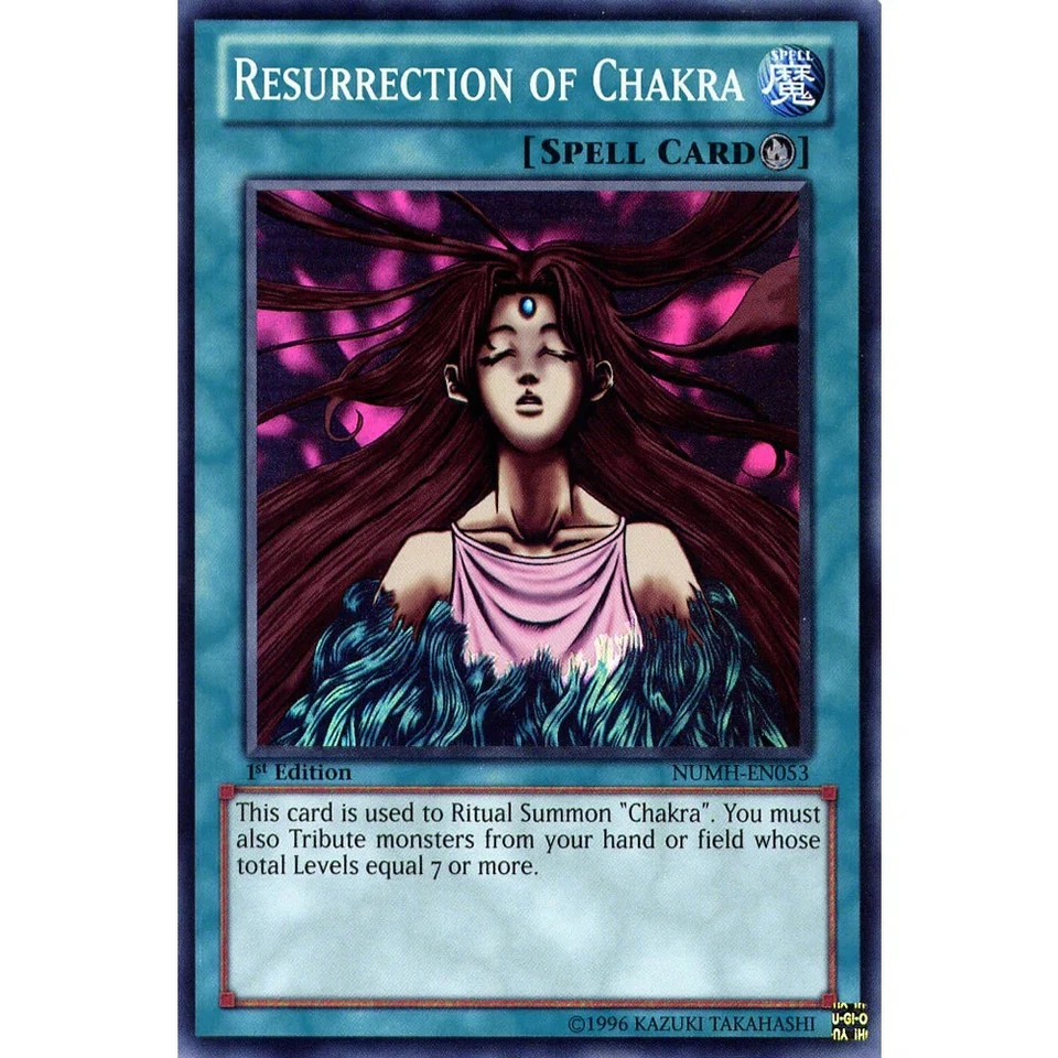 NUMH-EN053 Resurrection of Chakra Super Rare 1st Edition Near Mint YuGiOh TCG - Image 1 of 1