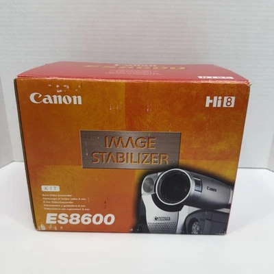 Canon ES8600 ES8600A HI8 HI 8 8mm Video8 Camcorder VCR Player Video Transfer - Image 1 of 4