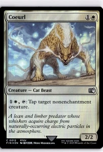 MTG FINAL FANTASY FOIL Coeurl C 12 Near Mint Pack Fresh ActualScan of Card - Picture 1 of 2