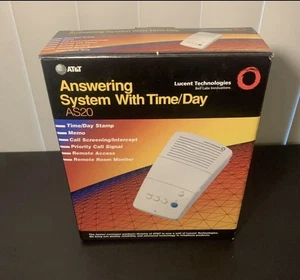 ATT AS20 Vintage Tapeless Digital Telephone Answering System Message Machine - Afbeelding 1 van 6