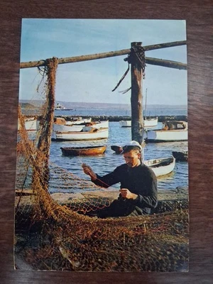 Fisherman's Dock Poole Dorset Dixon Postcard Posted 1966 - Image 1 of 2