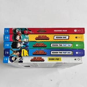 My Hero Academia Blu-ray Lot Season 1, 2 Pt 1 & 2, Season 5 Pt 1, Heroes Rising - Imagen 1 de 4
