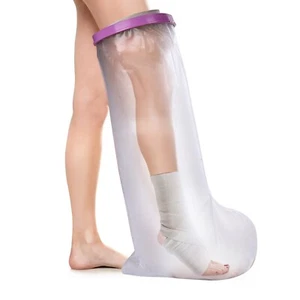 Medots Adult Full Leg Cover Protector for Shower-Reusable, Waterproof Cast Cover - Picture 1 of 10