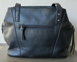 THE SAK - Leather Shoulder Bag / Tote - Black - Excellent - 14.5 x 10 x 5" - Picture 1 of 5