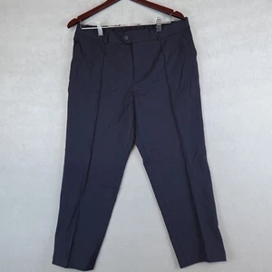 Marco Pescarolo Pants Mens Size 54 Black Performance 34x25 Pockets Trousers - Picture 1 of 12