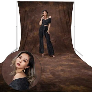 Photography Background Studio Backdrop 3x6m Khaki Photo Abstract Muslin Cloth UK - Picture 1 of 12