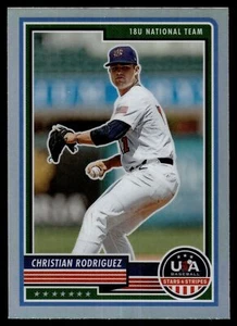 2023 Panini Stars & Stripes CHRISTIAN RODRIGUEZ SILVER PRIZM #58 - Picture 1 of 2