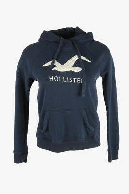 Hollister Vintage Hoodies Crew Neck Pocket Sports Retro Navy Size S - SW2888 - Image 1 of 4