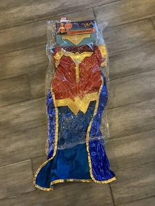 Girls Wonder Woman Halloween Dress Up Costume Size 4 + NEW - Picture 1 of 2