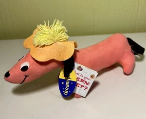 Dakin Dolly Dachshund Dream Pets Dog Pink Plush Stuffed Animal Toy Puppy NOS - Picture 1 of 8