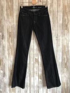 NEW 7 For All Mankind Women's Dark Blue Wash Bootcut Classic Jeans 26 ITALY - Picture 1 of 9
