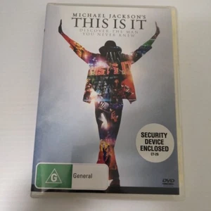 Michael Jackson's-This Is It (DVD, 2009) Behind The Scene R4 Free Postage - Picture 1 of 5