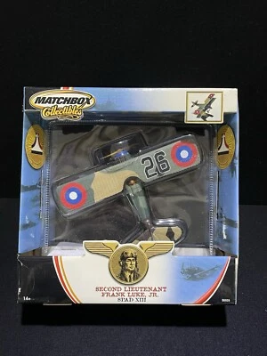 Matchbox B6939 Second Lieutenant Frank Luke Jr Spad XIII Airplane - Image 1 of 4