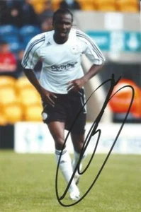 DERBY: MO CAMARA SIGNED 6x4 ACTION PHOTO+COA - Picture 1 of 1