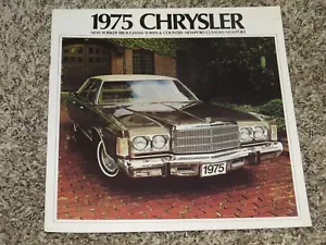 1975 Chrysler Dealer Sales-Showroom Brochure New Yorker, Newport, Town & Country - Bild 1 von 5