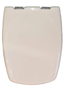 Selles Cheverny Toilet Seat and Cover in MANDARINE with CP hinges ORIGINAL - Picture 1 of 3