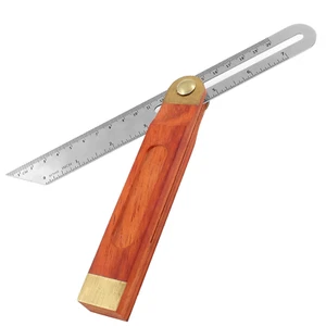 9 Zoll T-Fase Winkelsucher Schiebelehre, verstellbares Lineal Winkelmesser mit Hart - Bild 1 von 12